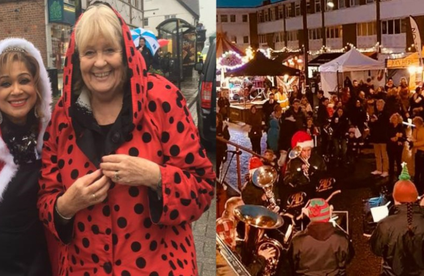Cheryl Gillan MP Amersham Christmas Festival