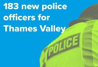 183 new police officers for Thames Valley